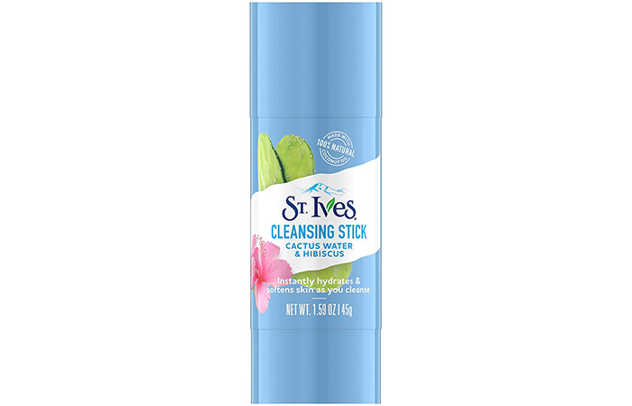 St. Ives Cleansing Stick, Cactus Water & Hibiscus