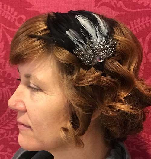 The Feathered Barrette