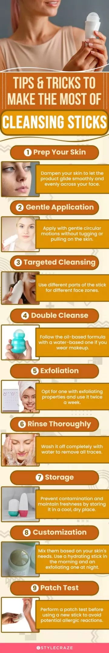 Tips & Tricks To Make The Most Of Cleansing Sticks (infographic)