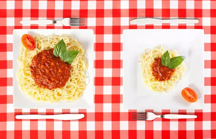 Use Smaller Plates