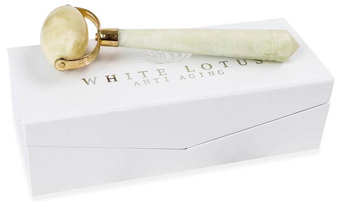 White Lotus Anti-Aging Luxurious Jade Roller