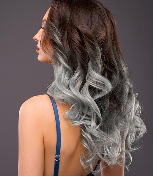 Brown To Gray Ombre