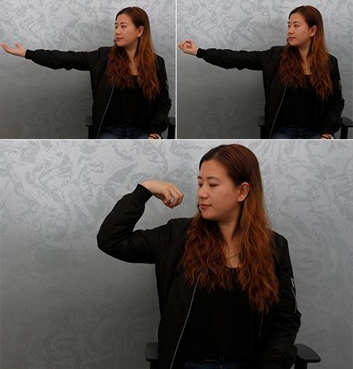 Elbow bend exercise for tennis elbow