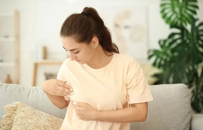 Her Breast Pain Reduced