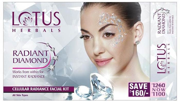 Lotus Herbals Radiant Diamond Cellular Radiance Facial Kit