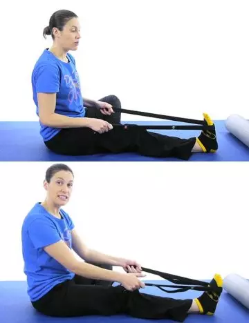 Resistance Band Calf Stretch