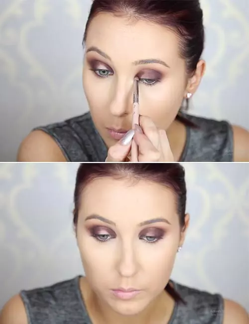 Step 4 of halo eye makeup