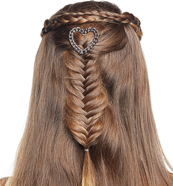 The hippie crown braid hairstyle