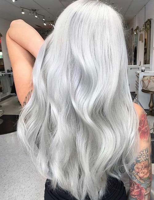 Winter white hair color