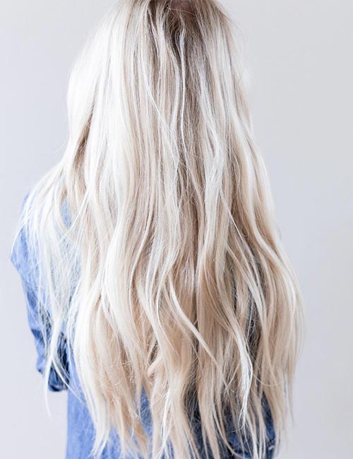 Silver fir winter hair color