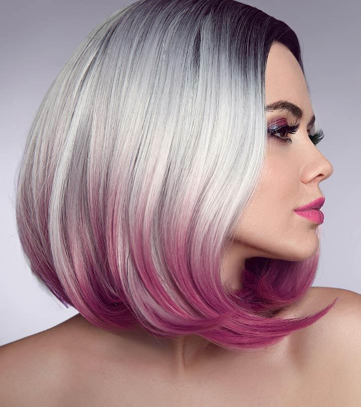 Short Pink Ombre Hair