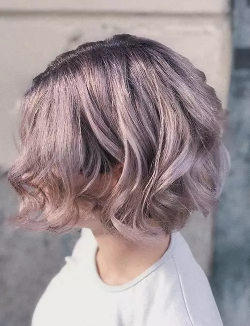 Lilac winter hair color