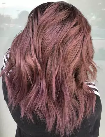 Winter mauve hair color