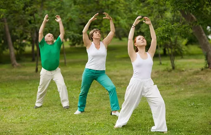 Tai chi exercise for stress and anxiety