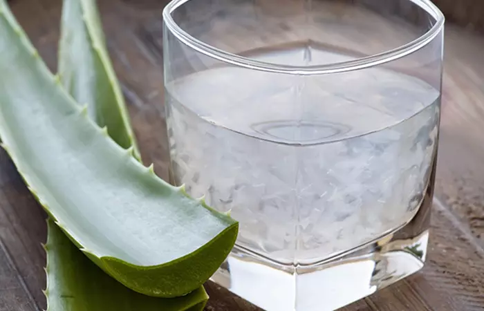 Aloe vera juice for homemade mouthwash