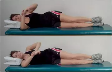 Sleeper stretch rotator cuff exercises