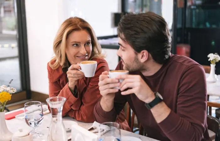 A happy age-gap couple