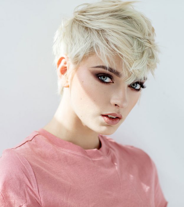 CRMla: Chubby Face Androgynous Pixie Cut For Round Face