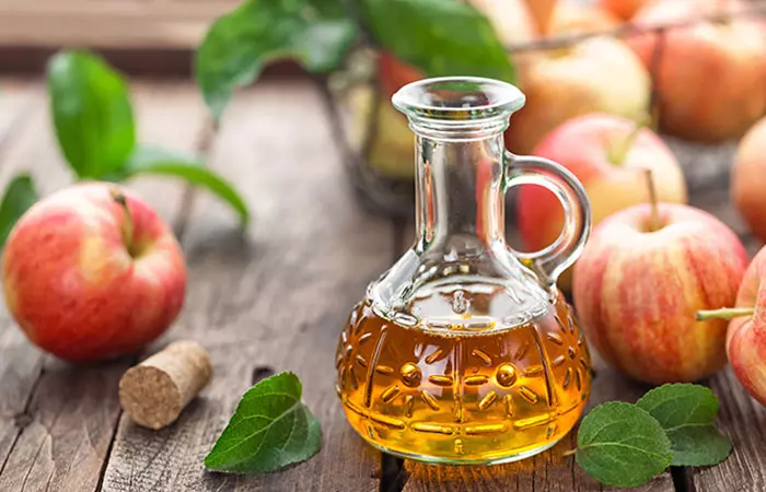 Apple cider vinegar for bad taste in the mouth