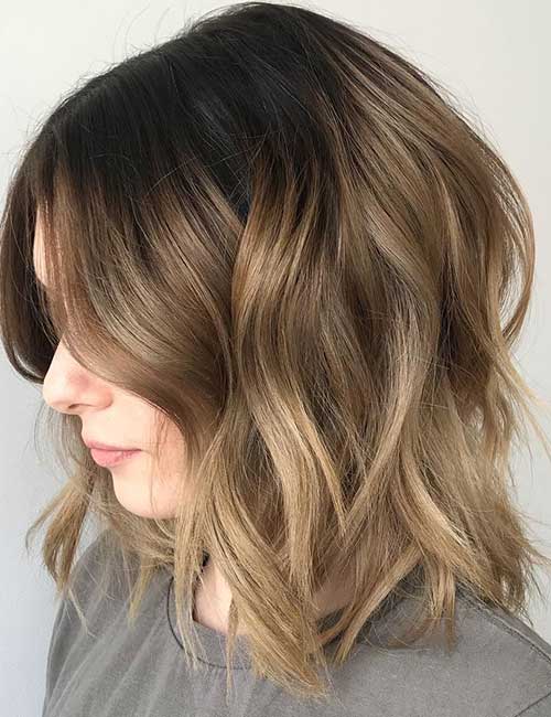 Dirty blonde ombre hair color for short hair