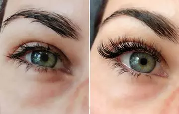 Faux mink eyelash extensions
