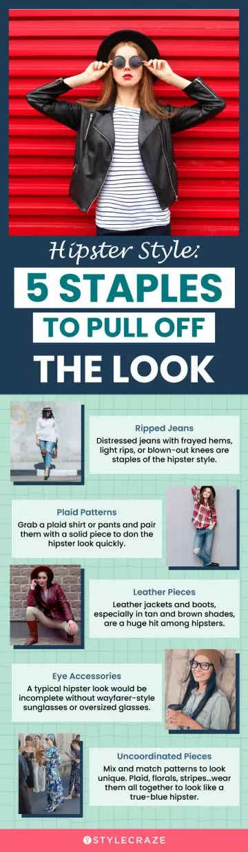 hipster style: 5 staples to pull off the look (infographic)