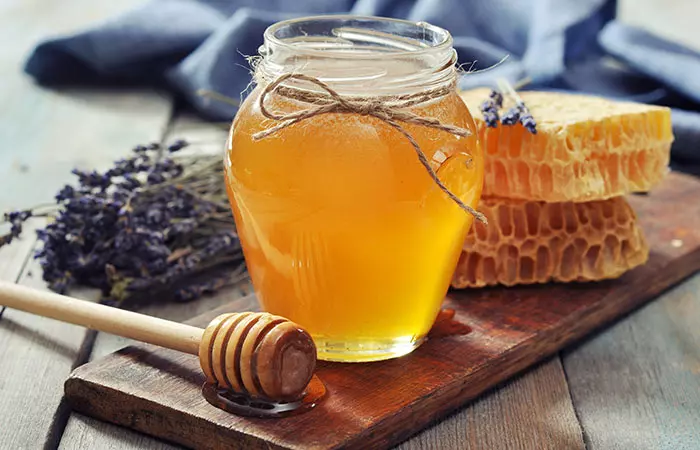 Honey to remove tan form hands