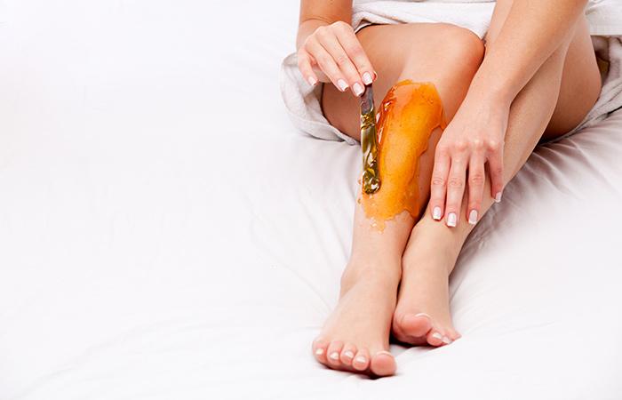 Get wax off skin after hair removal