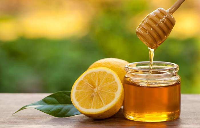 Lemon and honey