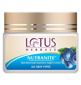 Lotus Herbals Nutranite Skin Renewal Nutritive Night Cream Reviews ...