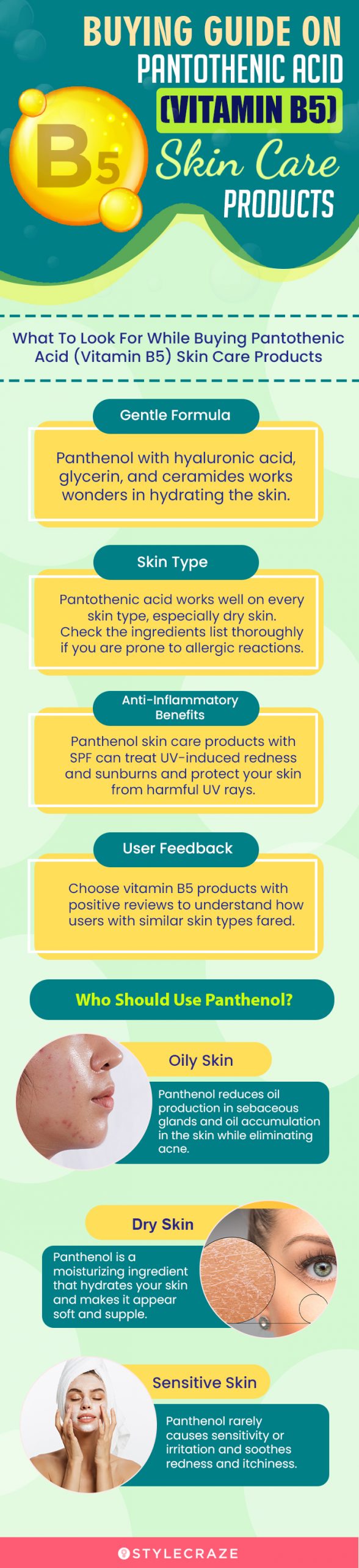 Buying Guide On Pantothenic Acid (Vitamin B5) Skin[infographic]