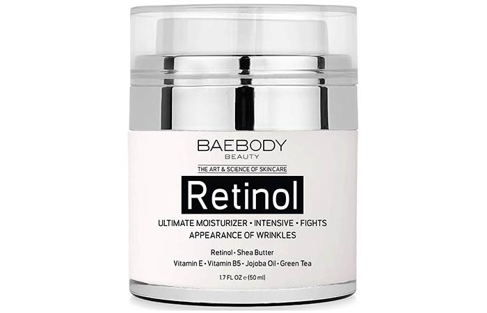 Crème hydratante au rétinol de Baebody