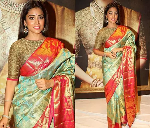 Blouse With A High Neck