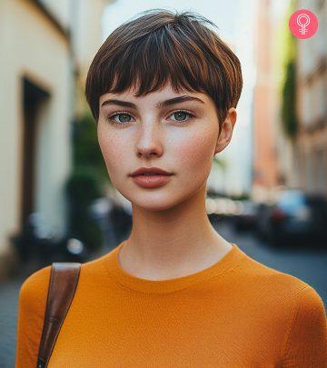 Perfect Short Hairstyle For Woman With Oval Face