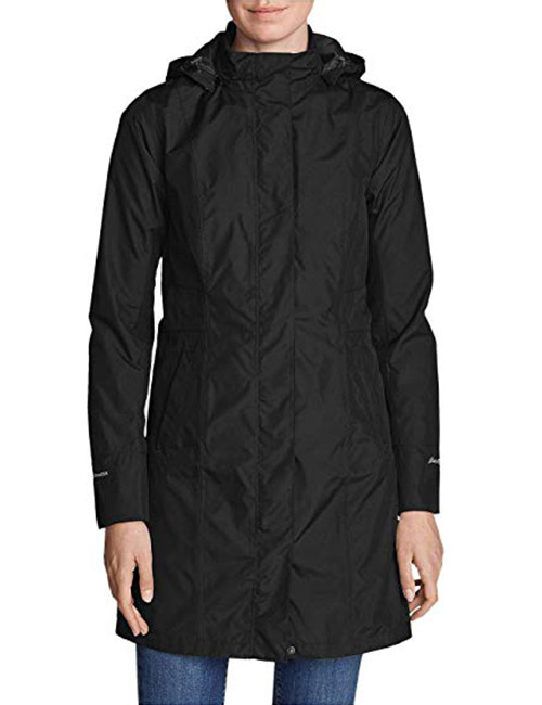 Eddie Bauer On-The-Go Trench Rain Coat