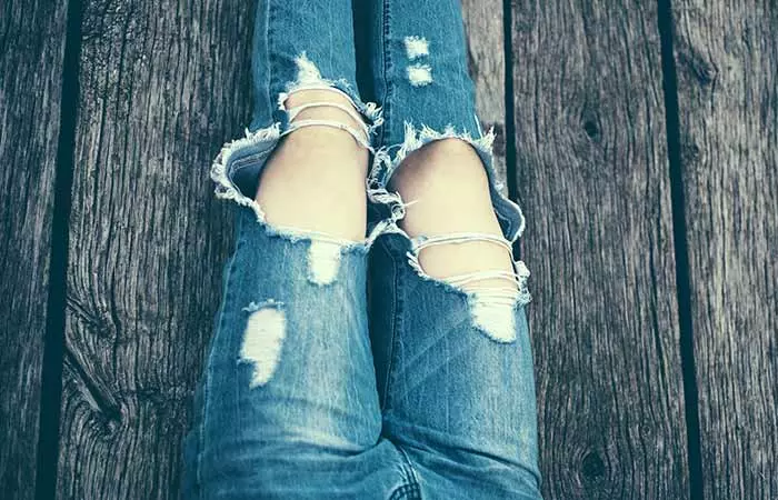Extremely Distressed Jeans