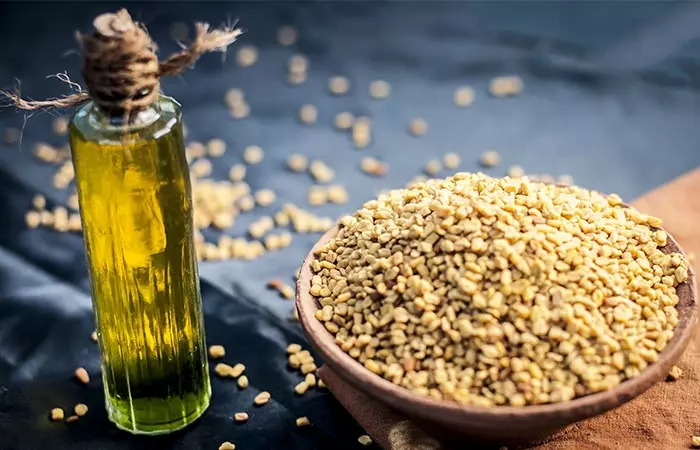 Massage With Fenugreek Oil