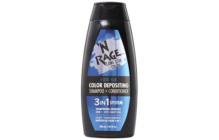 best color depositing conditioner blue hair