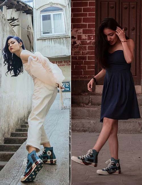 How To Style Converse Shoes With Dresses – 17 Outfit Ideas