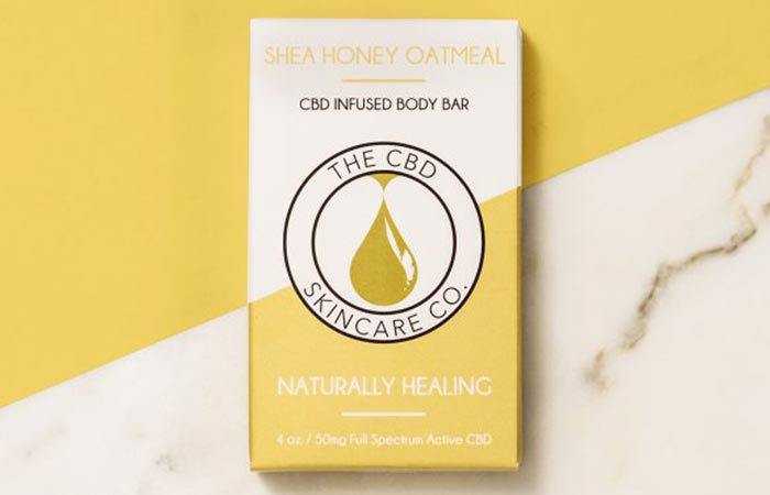 Shea Honey Oatmeal CBD Infused Body Bar