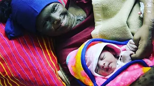 was blessed with a daughter