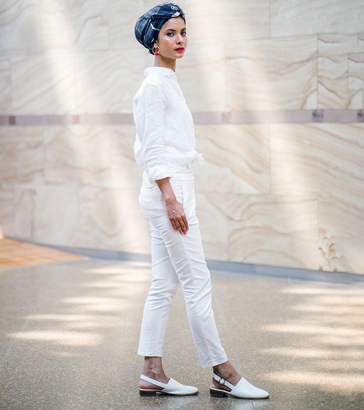 casual white outfit