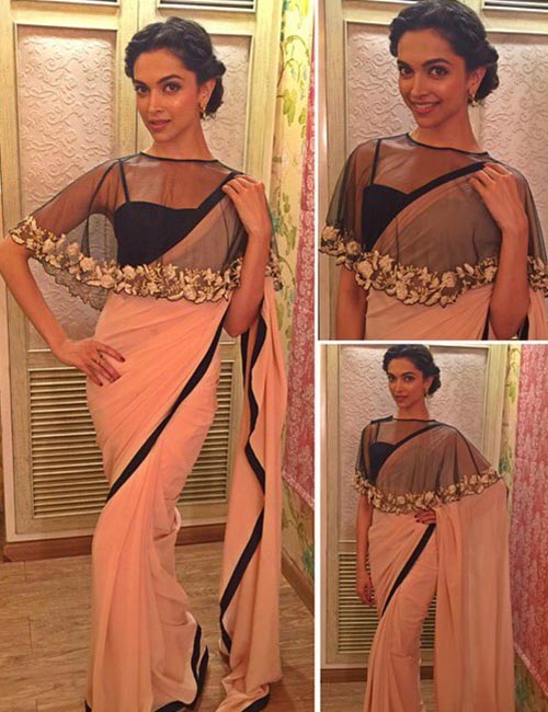 Deepika’s Cape Saree