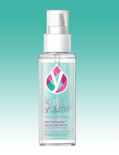 End the day with Kaya Youth Oxy-Infusion Micellar Water 