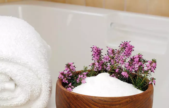 Epsom salt for hand foot and mouth disease