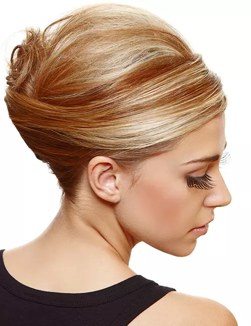 French twist hairstyle for thin hair