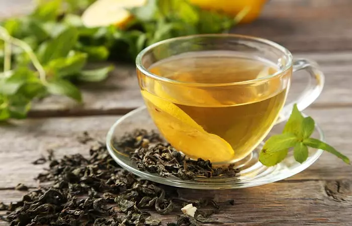 Green tea for overactive bladder