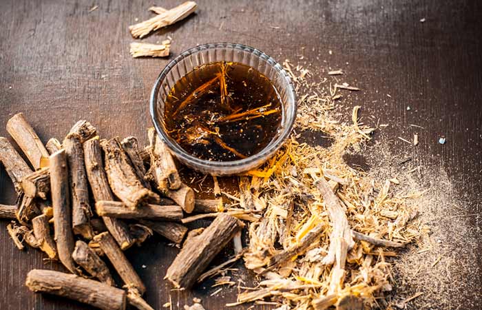 Licorice root for hand foot and mouth disease