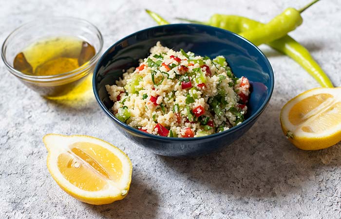 Low Carb Lemon Couscous