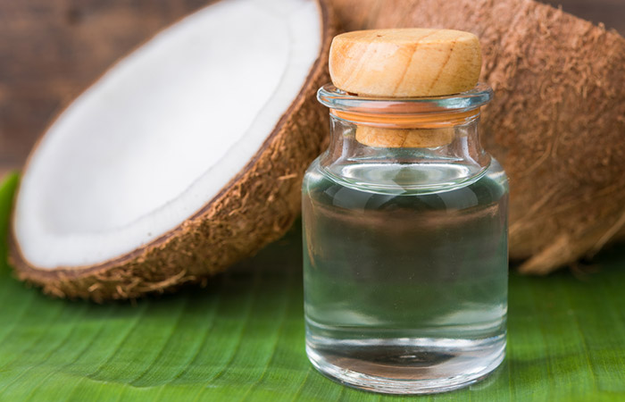 Oil pulling with coconut oil for hand foot and mouth disease